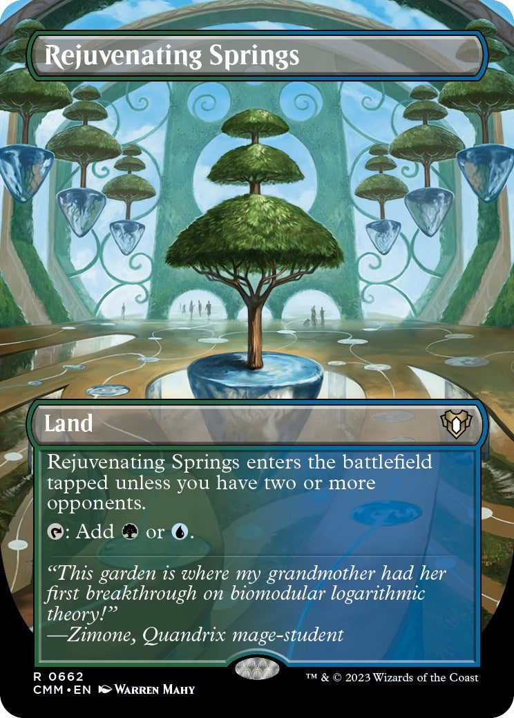 Image for Rejuvenating Springs (Borderless) (662) (CMM) - Magic: The Gathering