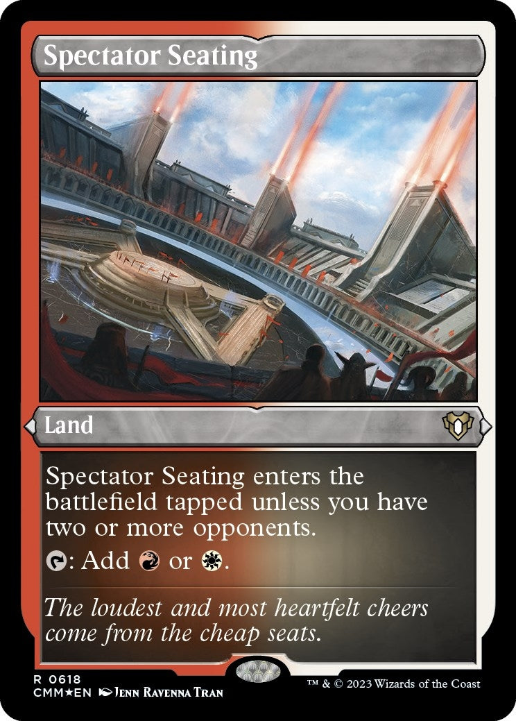 Image for Spectator Seating (Foil Etched) (618) (CMM) - Magic: The Gathering