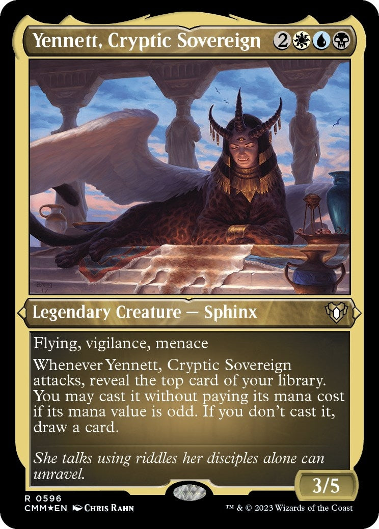 Image for Yennett, Cryptic Sovereign (Foil Etched) (596) (CMM) - Magic: The Gathering