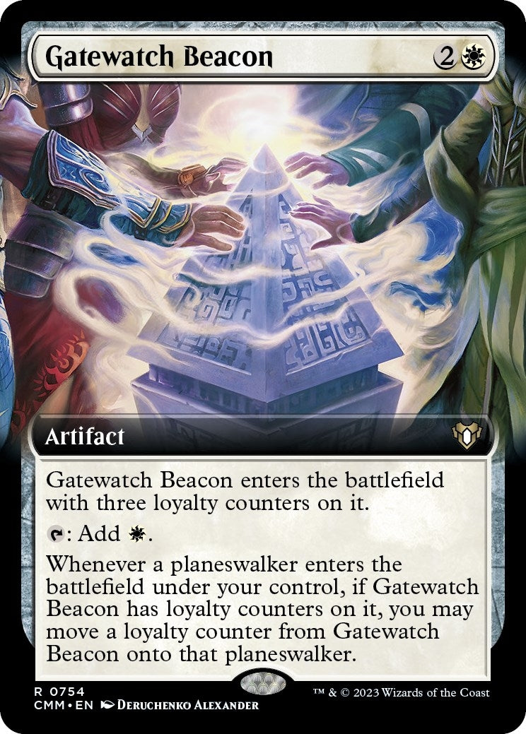 Image for Gatewatch Beacon (Extended Art) (754) (CMM) - Magic: The Gathering
