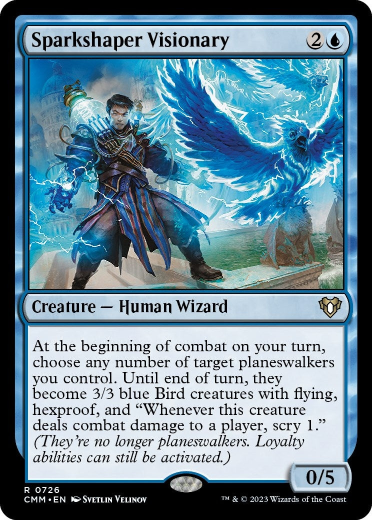 Image for Sparkshaper Visionary (726) (CMM) - Magic: The Gathering