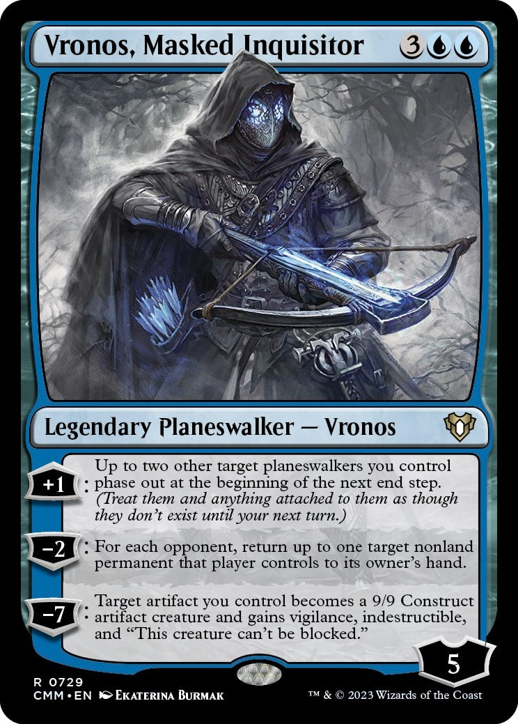 Image for Vronos, Masked Inquisitor (729) (CMM) - Magic: The Gathering