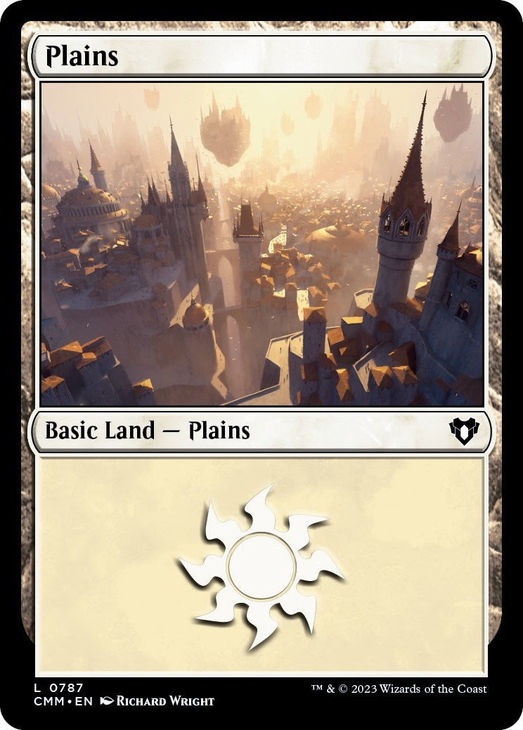 Image for Plains (0787) (787) (CMM) - Magic: The Gathering