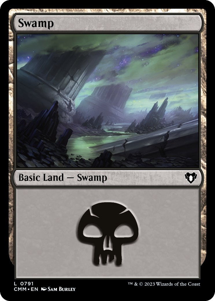 Image for Swamp (0791) (791) (CMM) - Magic: The Gathering