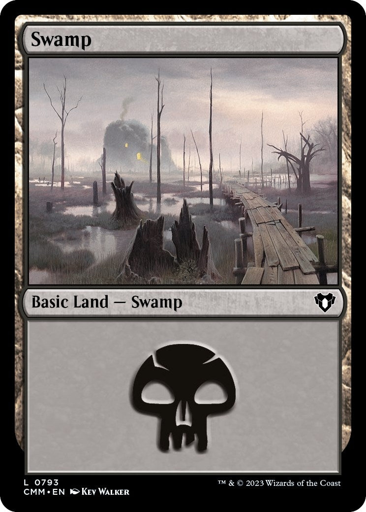 Image for Swamp (0793) (793) (CMM) - Magic: The Gathering