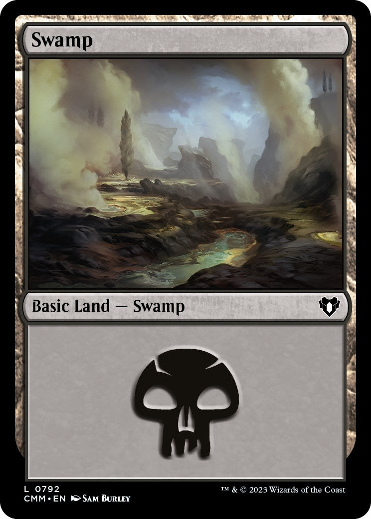 Image for Swamp (0792) (792) (CMM) - Magic: The Gathering