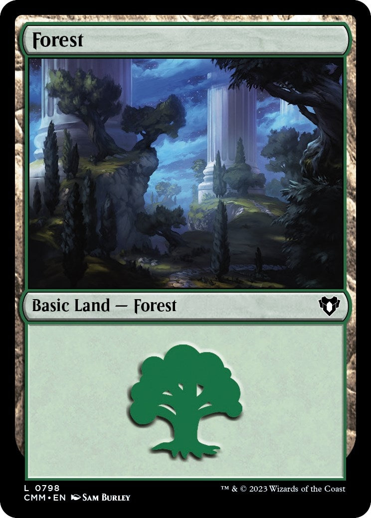 Image for Forest (0798) (798) (CMM) - Magic: The Gathering
