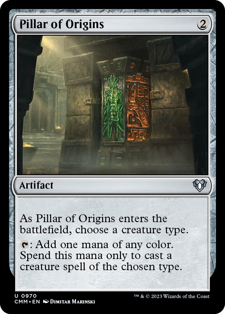 Image for Pillar of Origins (970) (CMM) - Magic: The Gathering