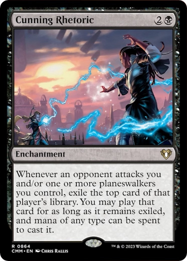 Image for Cunning Rhetoric (864) (CMM) - Magic: The Gathering