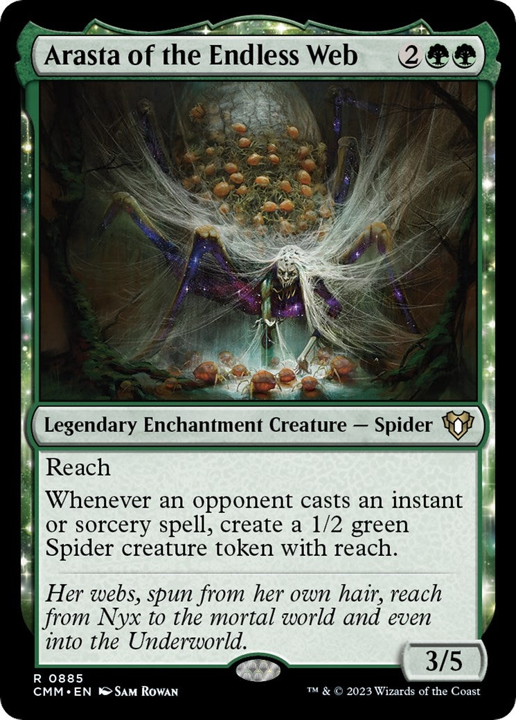Image for Arasta of the Endless Web (885) (CMM) - Magic: The Gathering