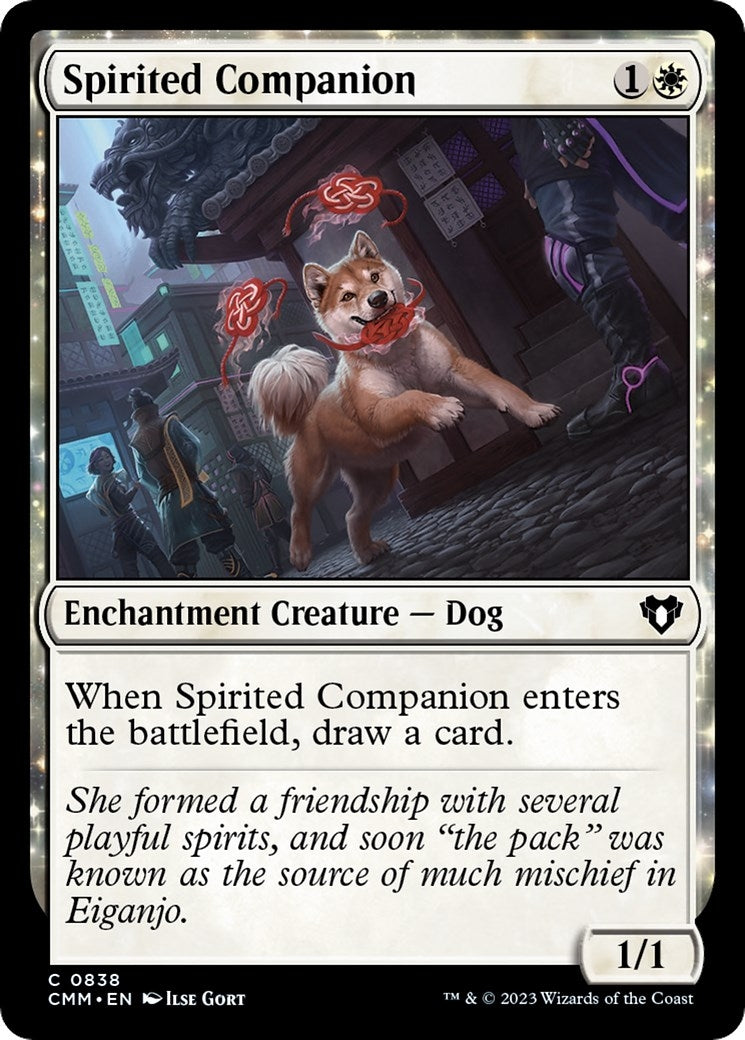 Image for Spirited Companion (838) (CMM) - Magic: The Gathering