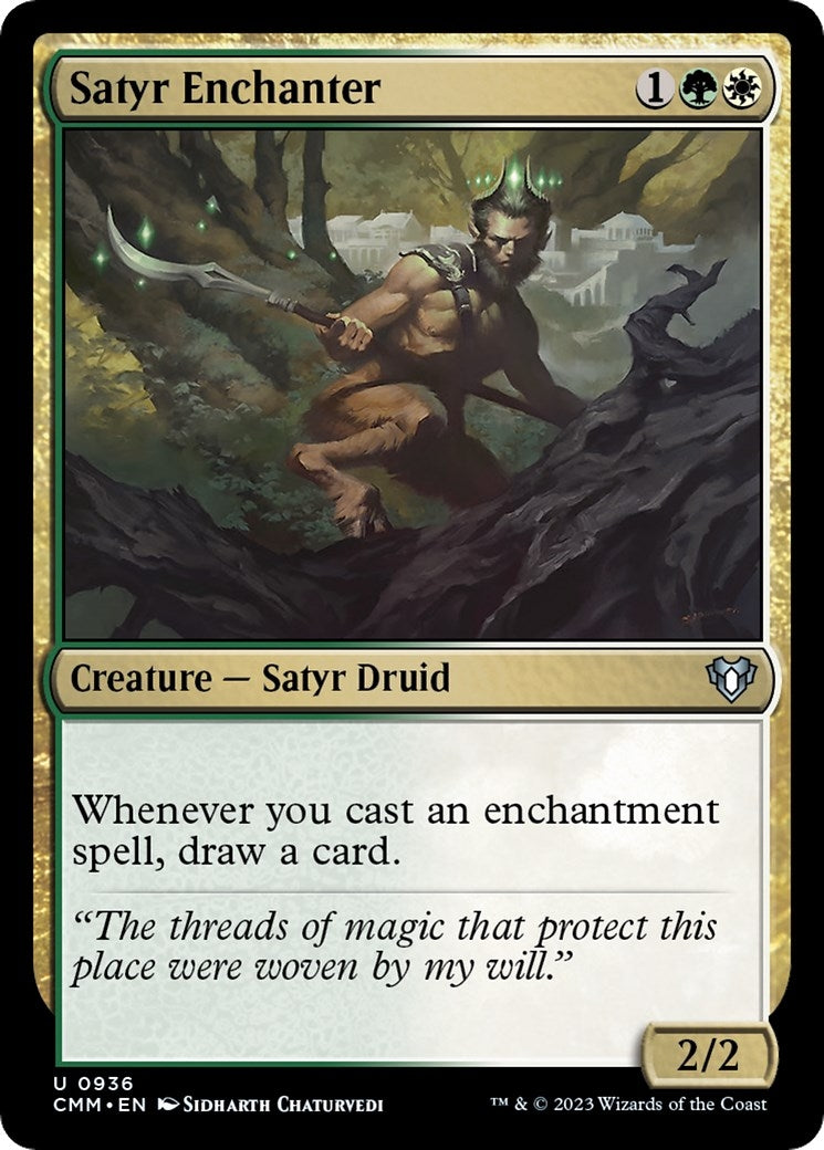 Image for Satyr Enchanter (936) (CMM) - Magic: The Gathering