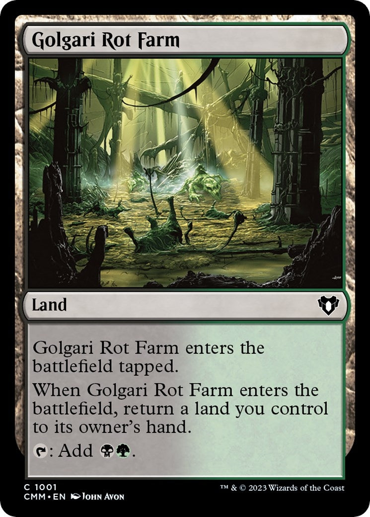 Image for Golgari Rot Farm (1001) (CMM) - Magic: The Gathering