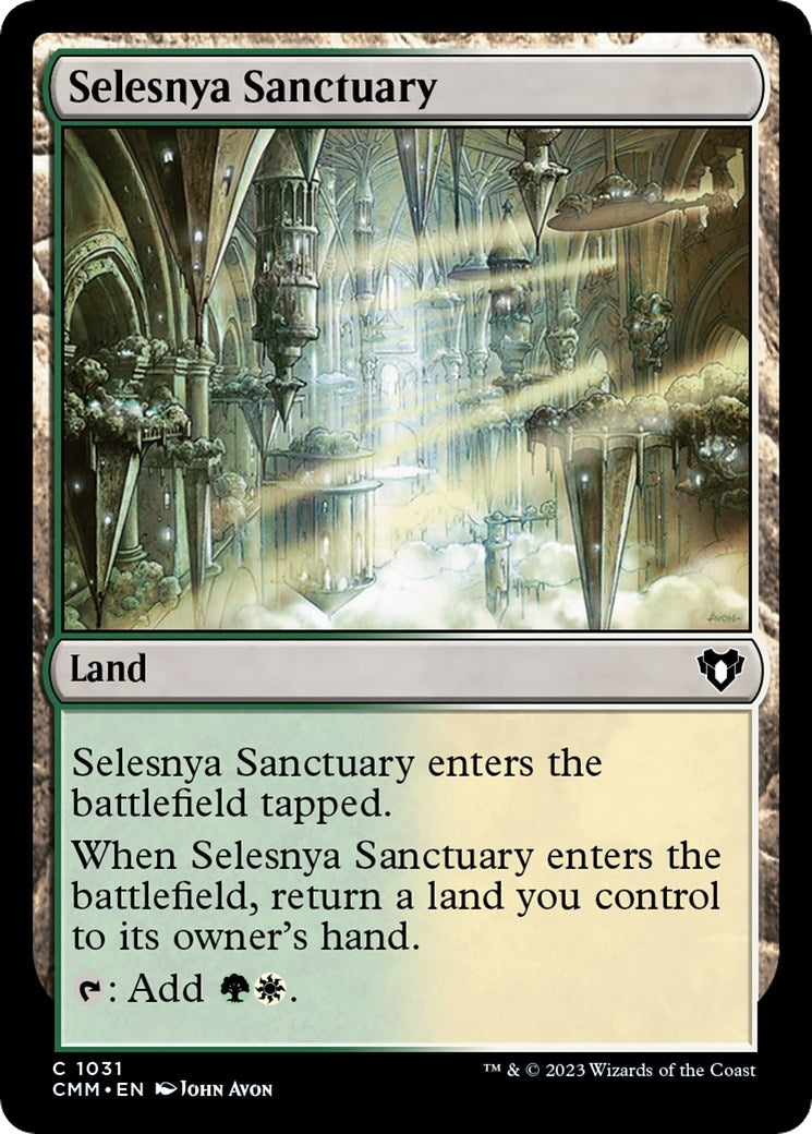 Image for Selesnya Sanctuary (1031) (CMM) - Magic: The Gathering
