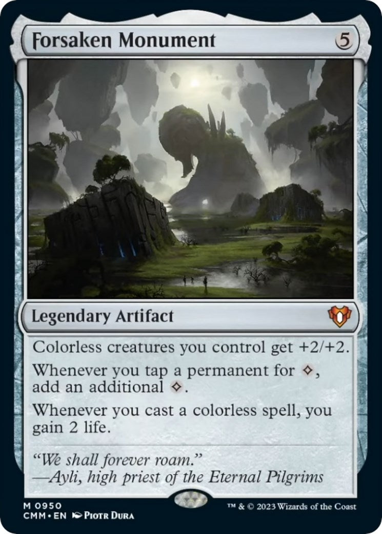 Image for Forsaken Monument (950) (CMM) - Magic: The Gathering