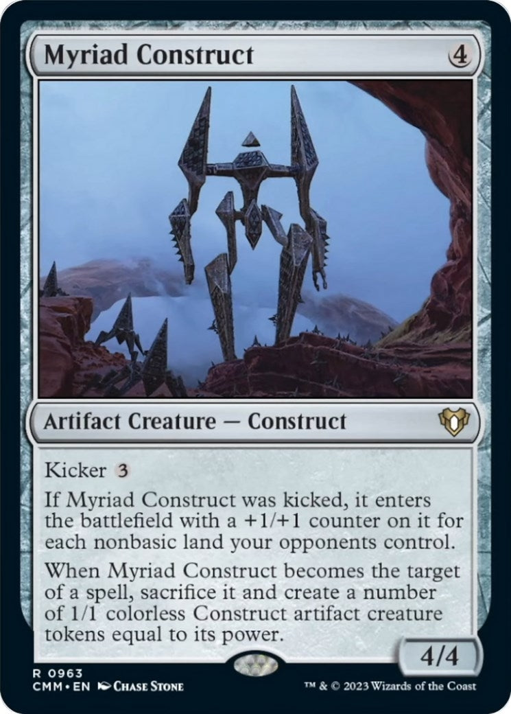 Image for Myriad Construct (963) (CMM) - Magic: The Gathering