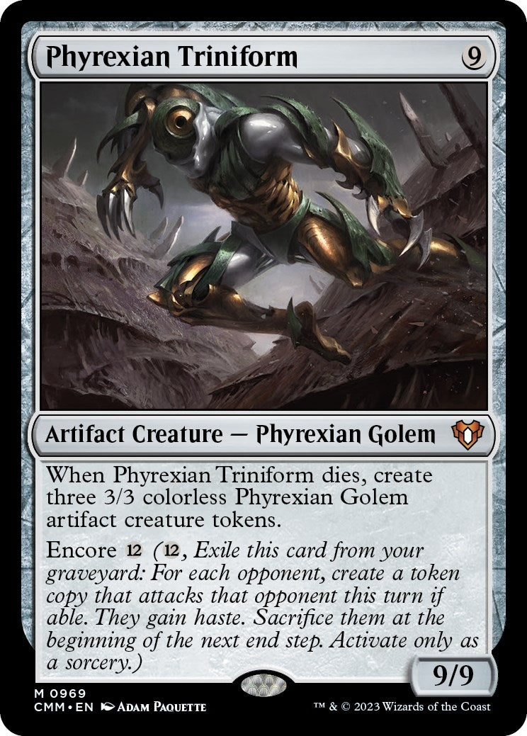 Image for Phyrexian Triniform (969) (CMM) - Magic: The Gathering