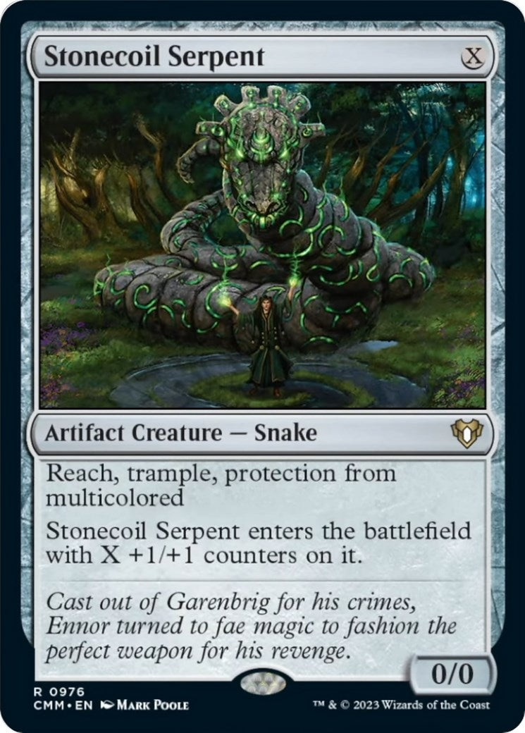 Image for Stonecoil Serpent (976) (CMM) - Magic: The Gathering