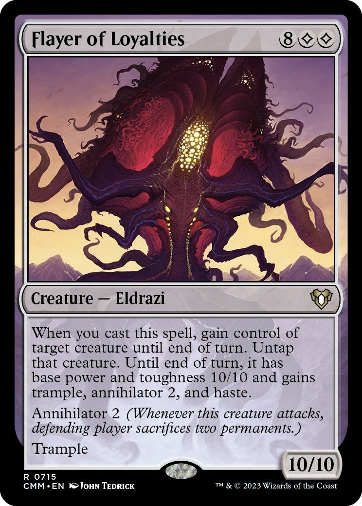 Image for Flayer of Loyalties (715) (CMM) - Magic: The Gathering