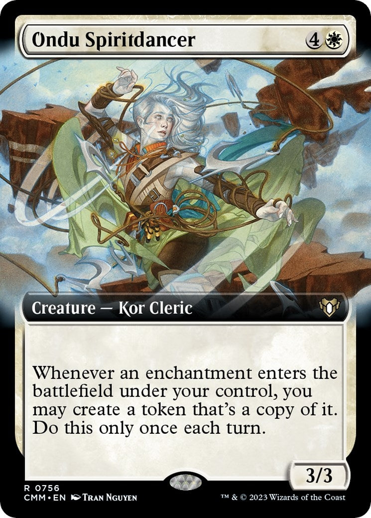 Image for Ondu Spiritdancer (Extended Art) (756) (CMM) - Magic: The Gathering