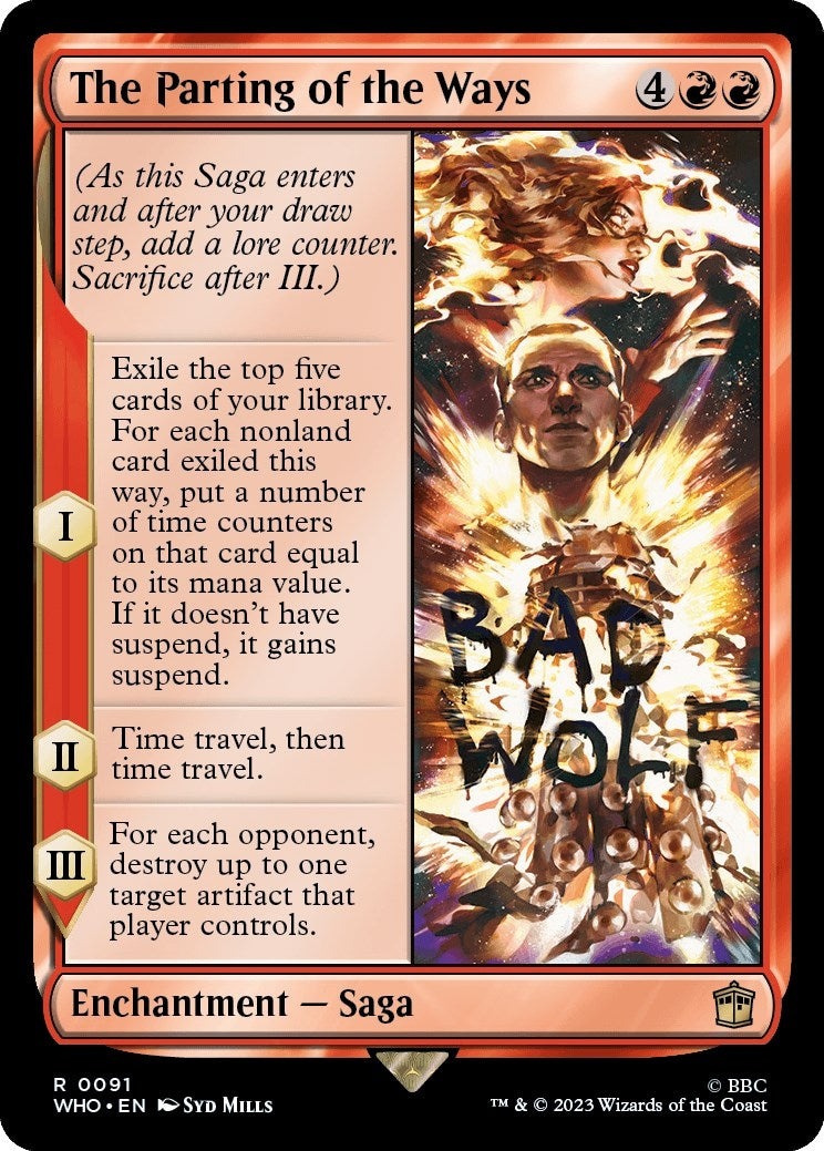 Image for The Parting of the Ways (91) (WHO) - Magic: The Gathering