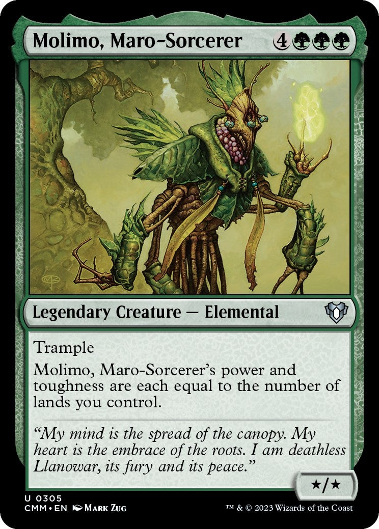 Image for Molimo, Maro-Sorcerer (305) (CMM) - Magic: The Gathering