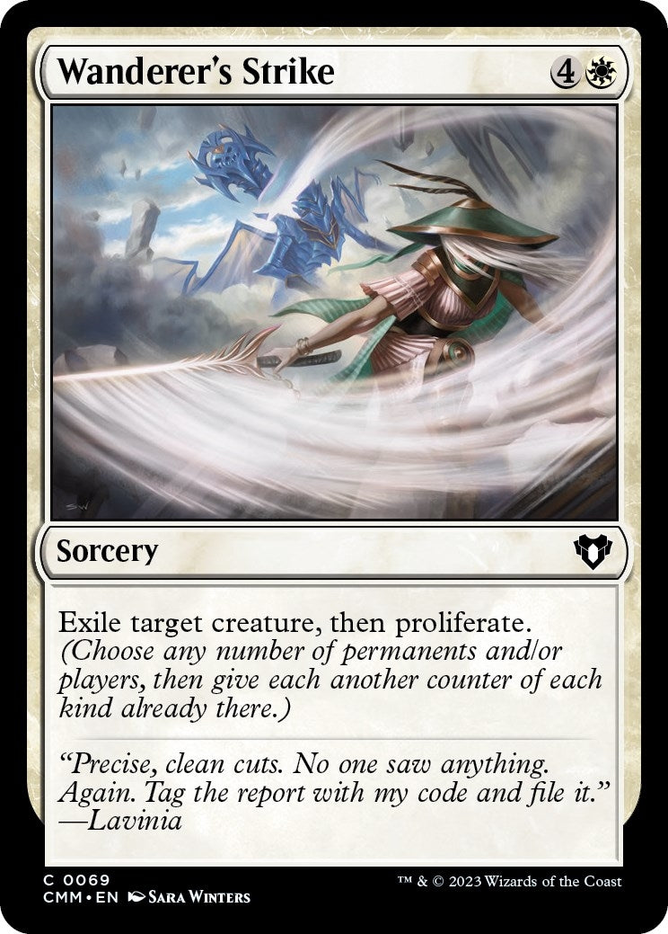 Image for Wanderer's Strike (69) (CMM) - Magic: The Gathering