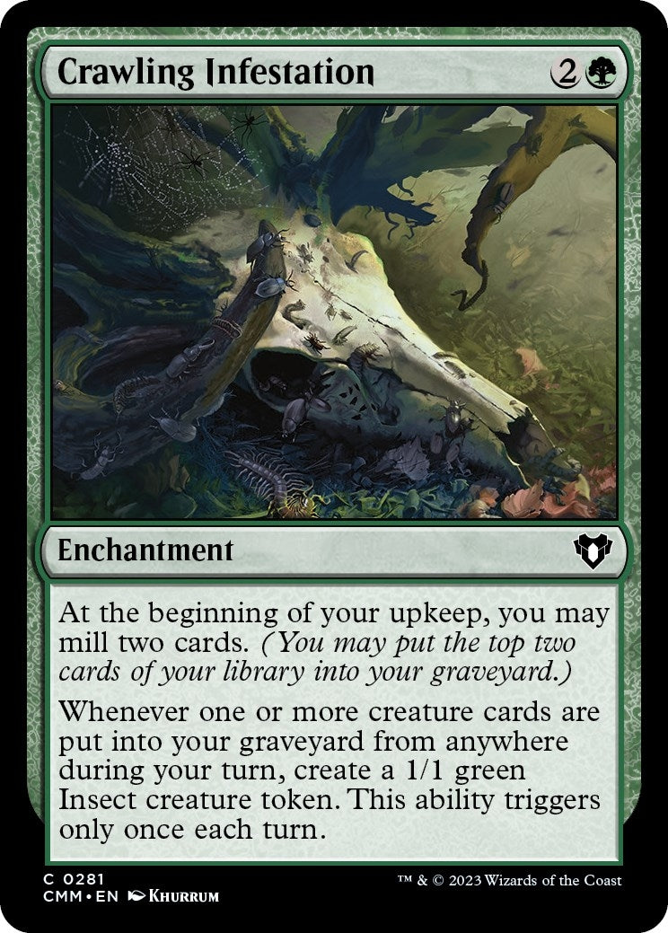 Image for Crawling Infestation (281) (CMM) - Magic: The Gathering