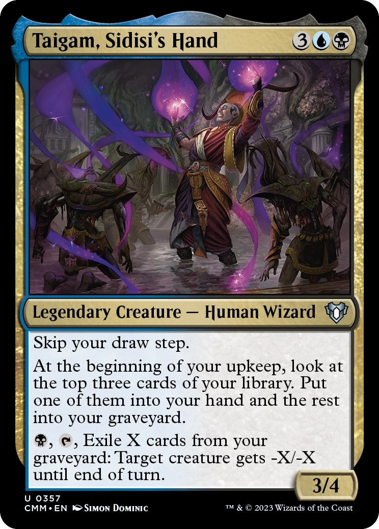 Image for Taigam, Sidisi's Hand (357) (CMM) - Magic: The Gathering
