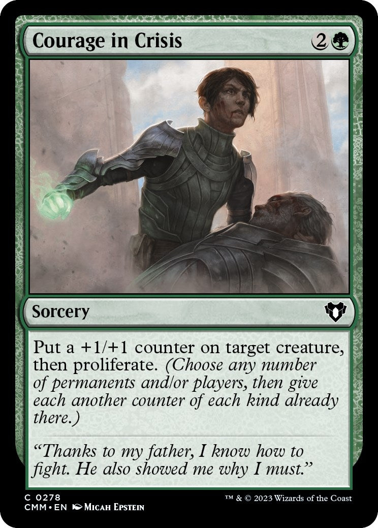 Image for Courage in Crisis (278) (CMM) - Magic: The Gathering