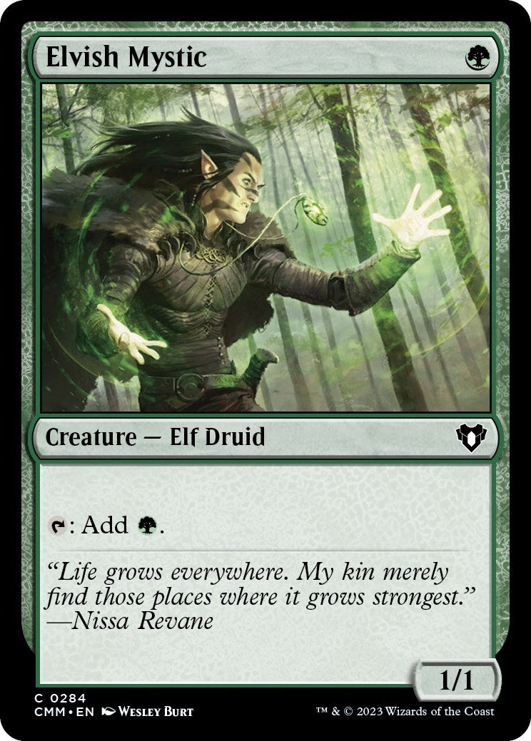 Image for Elvish Mystic (284) (CMM) - Magic: The Gathering