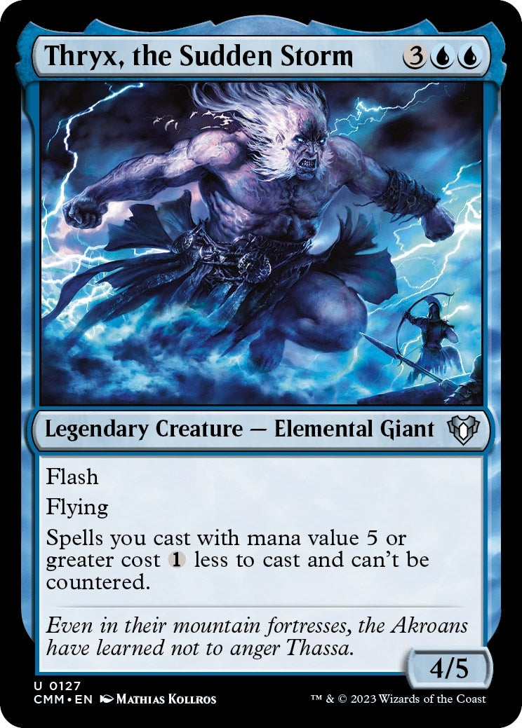 Image for Thryx, the Sudden Storm (127) (CMM) - Magic: The Gathering