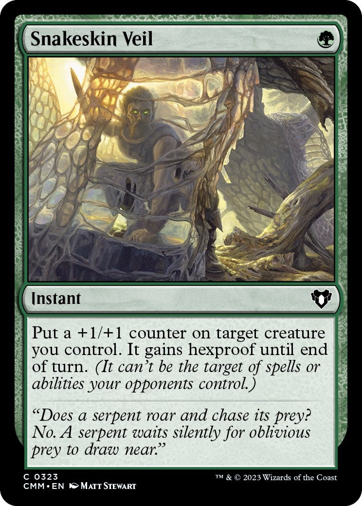 Image for Snakeskin Veil (323) (CMM) - Magic: The Gathering