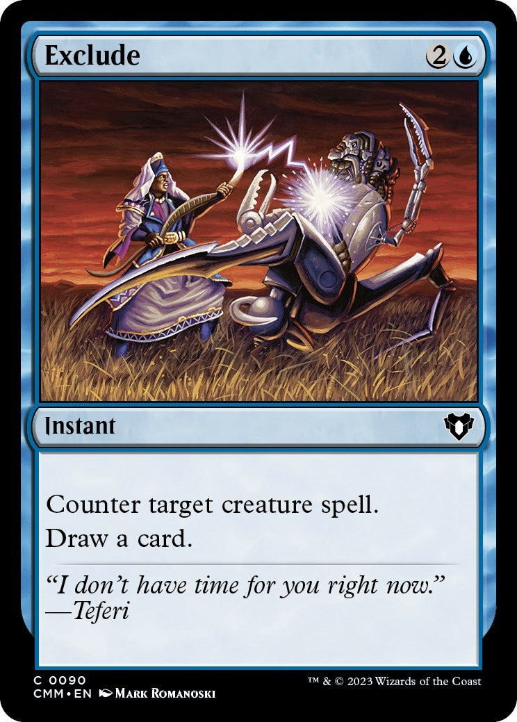 Image for Exclude (90) (CMM) - Magic: The Gathering