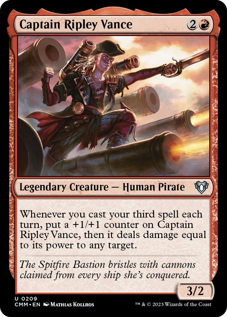 Image for Captain Ripley Vance (209) (CMM) - Magic: The Gathering