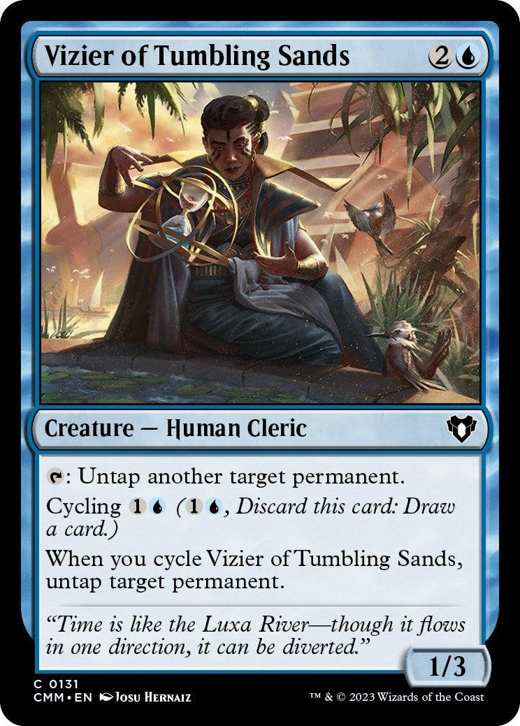 Image for Vizier of Tumbling Sands (131) (CMM) - Magic: The Gathering