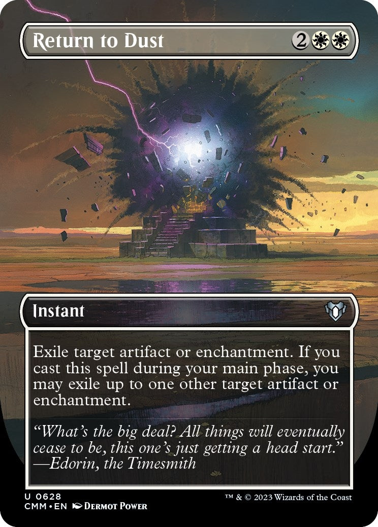 Image for Return to Dust (Borderless) (628) (CMM) - Magic: The Gathering