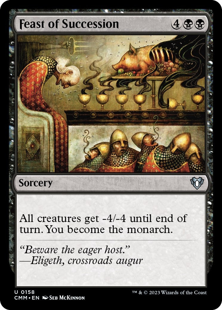 Image for Feast of Succession (158) (CMM) - Magic: The Gathering