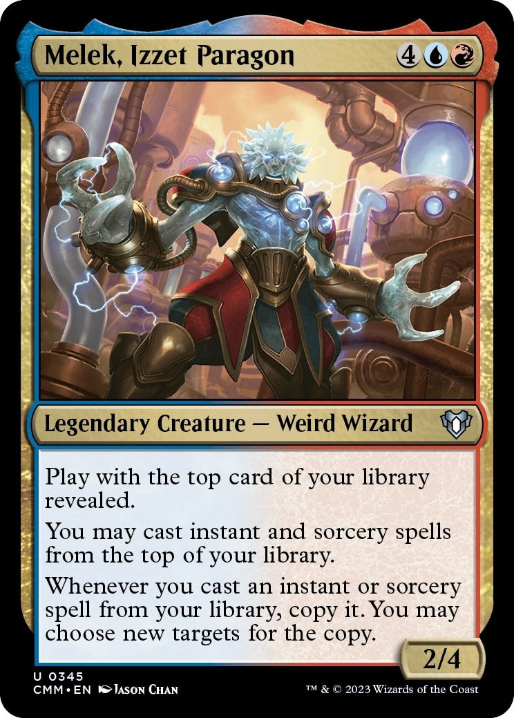 Image for Melek, Izzet Paragon (345) (CMM) - Magic: The Gathering