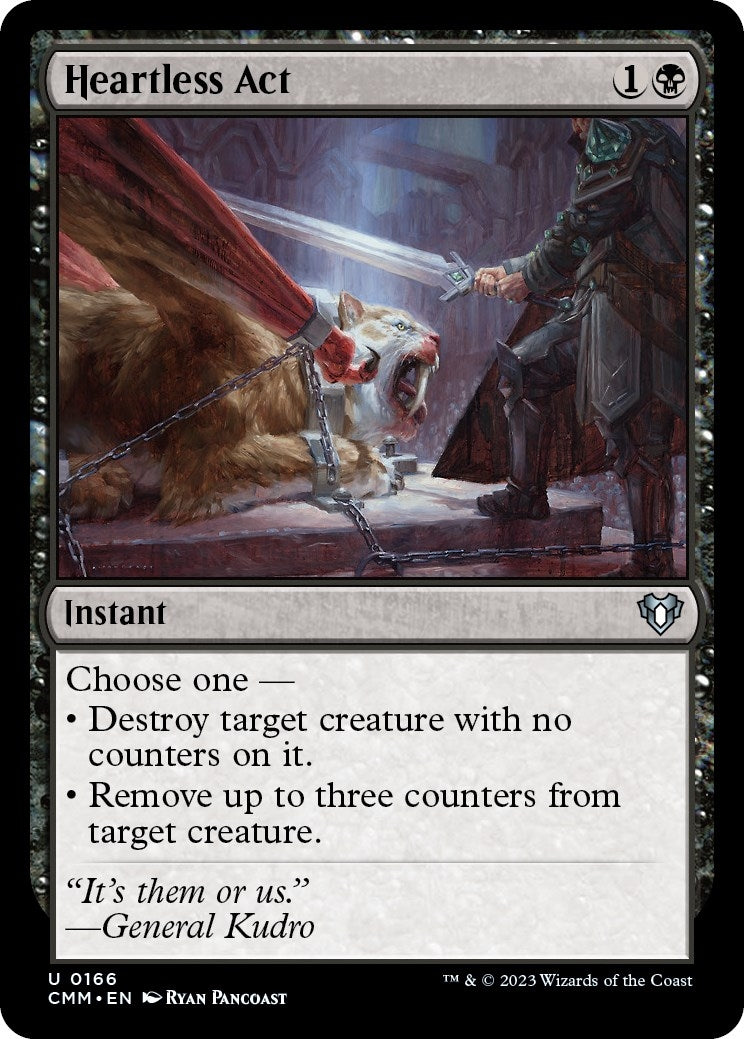 Image for Heartless Act (166) (CMM) - Magic: The Gathering