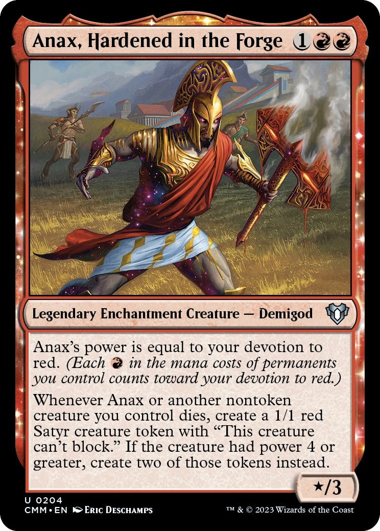 Image for Anax, Hardened in the Forge (204) (CMM) - Magic: The Gathering
