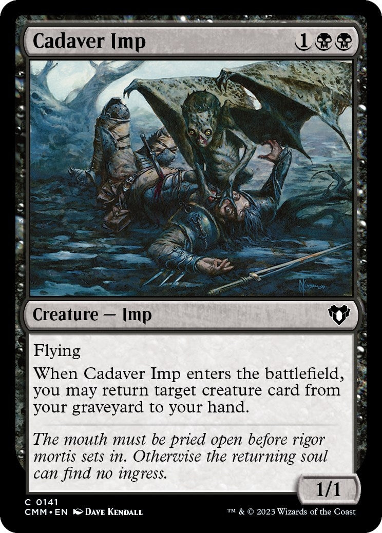 Image for Cadaver Imp (141) (CMM) - Magic: The Gathering