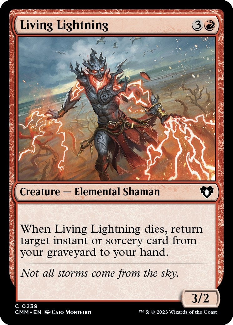 Image for Living Lightning (239) (CMM) - Magic: The Gathering