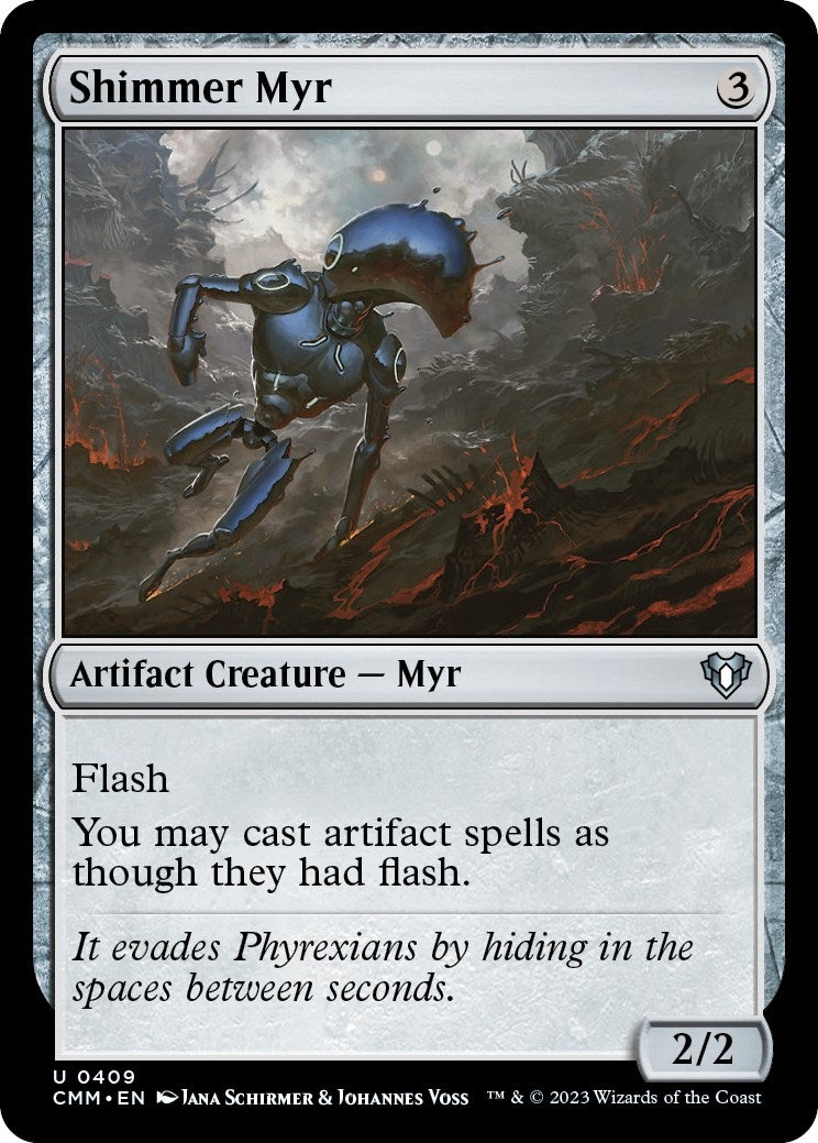 Image for Shimmer Myr (409) (CMM) - Magic: The Gathering