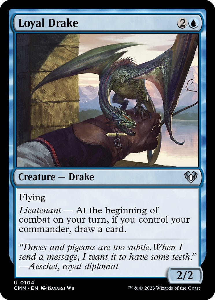 Image for Loyal Drake (104) (CMM) - Magic: The Gathering