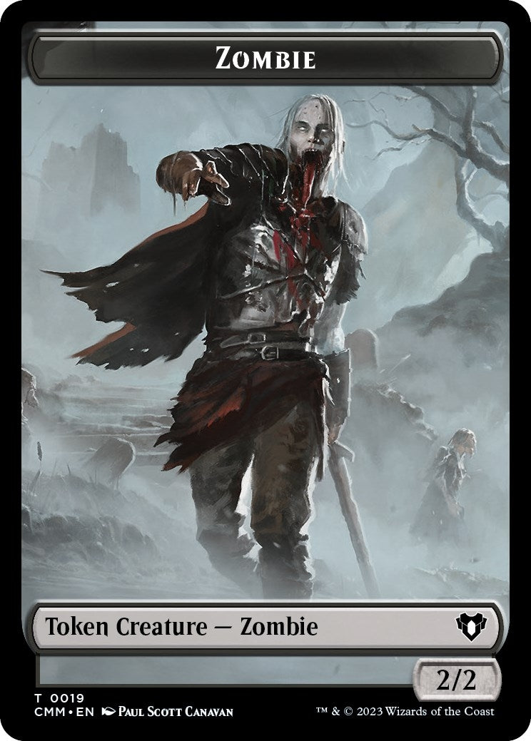 Image for Zombie Token (0019) (19) (CMM) - Magic: The Gathering