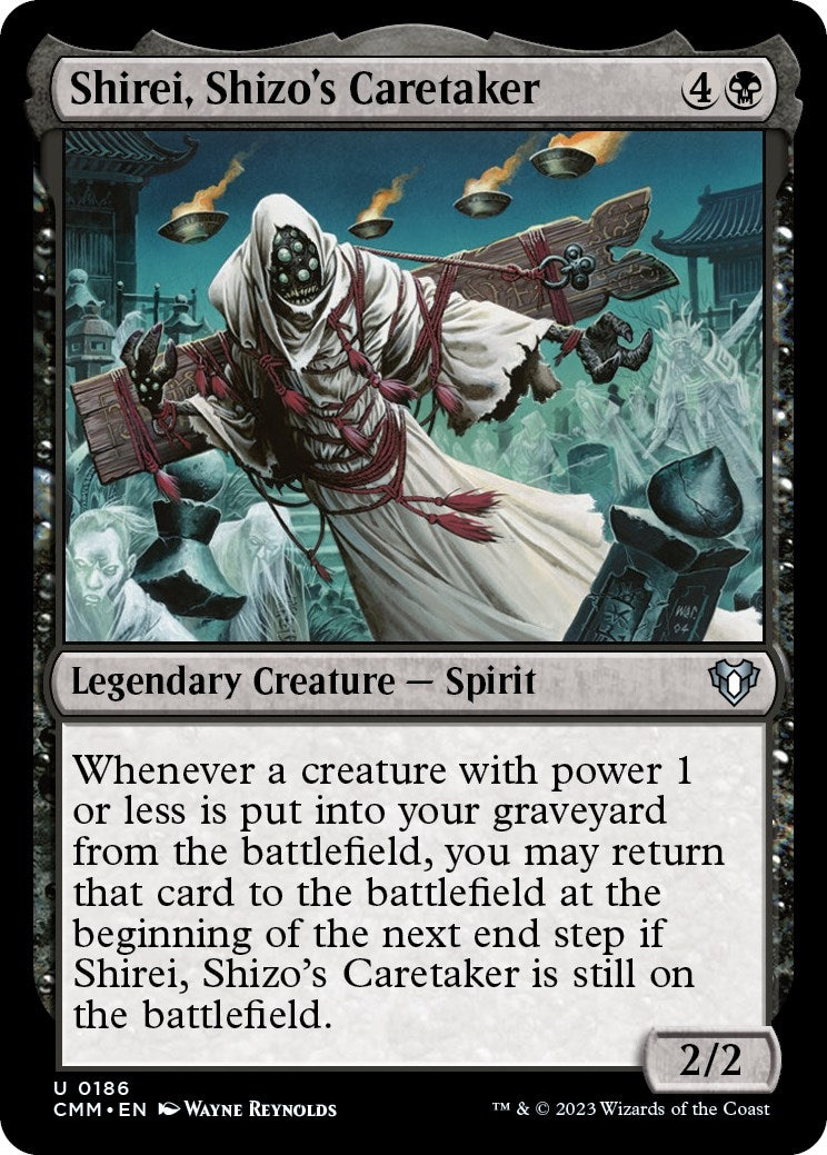 Image for Shirei, Shizo's Caretaker (186) (CMM) - Magic: The Gathering