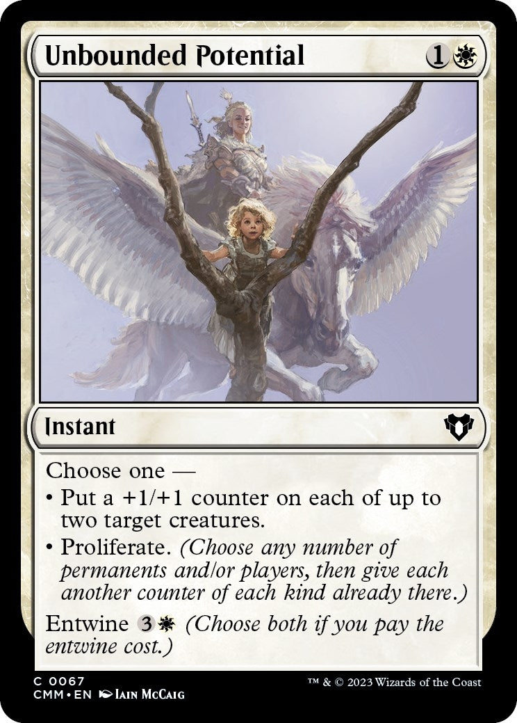 Image for Unbounded Potential (67) (CMM) - Magic: The Gathering