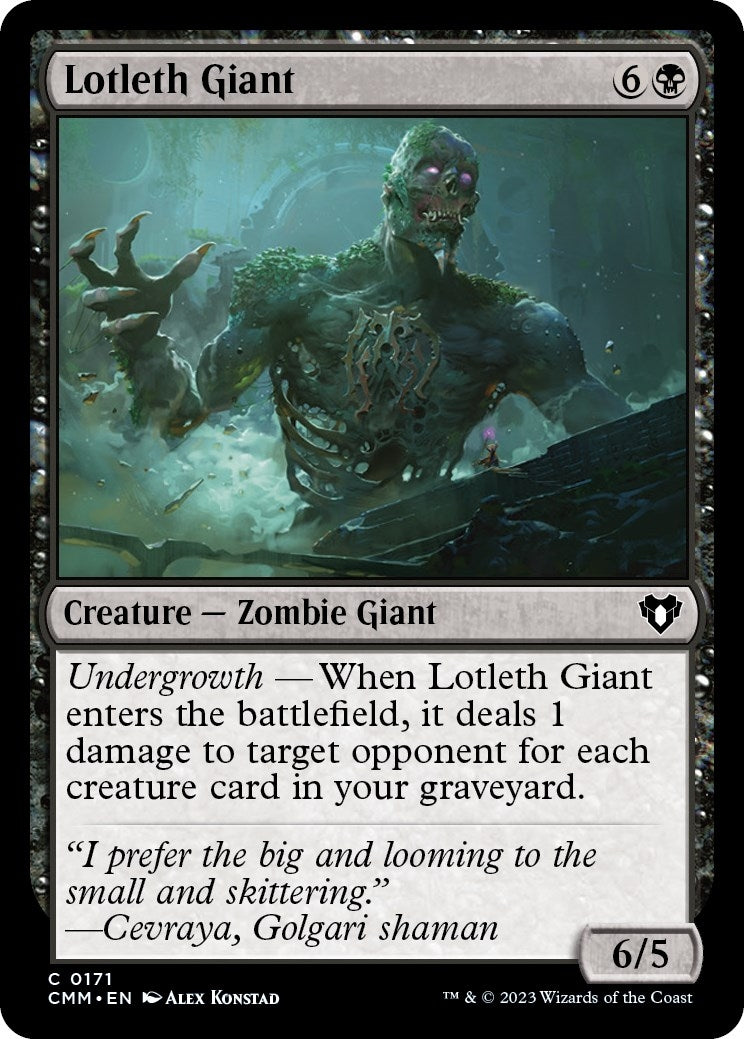 Image for Lotleth Giant (171) (CMM) - Magic: The Gathering
