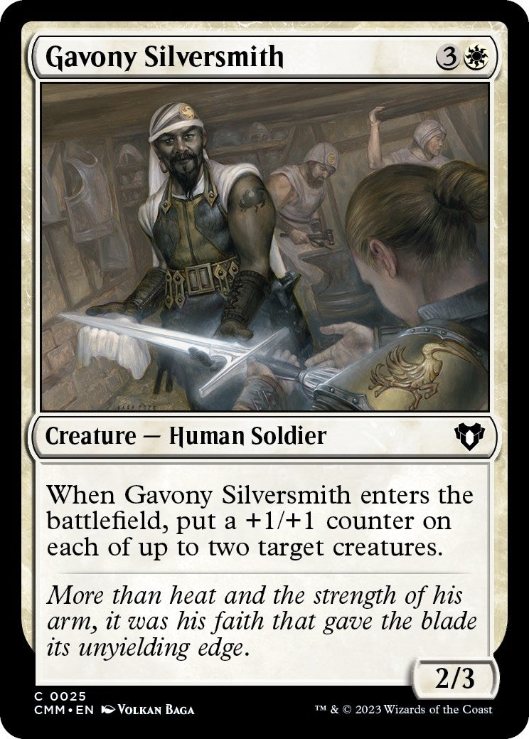 Image for Gavony Silversmith (25) (CMM) - Magic: The Gathering